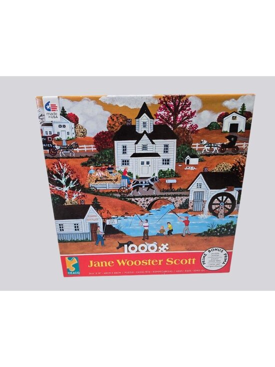 ceaco Other - Jane Wooster Scott 1000 Piece Puzzle By Ceaco Made In USA 26.6"x19" Bonus Poster